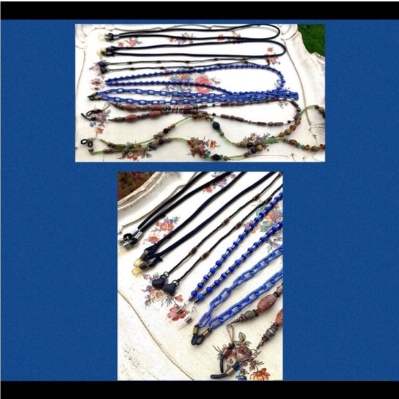 Vintage Eyewear Cord Strap Lot Holders Fit On Any Sunglasses & Sunglasses - Picture 4 of 9
